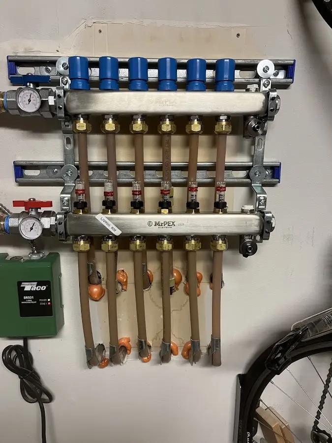 Plumber performing Leak Detection at a residential property in Center Line